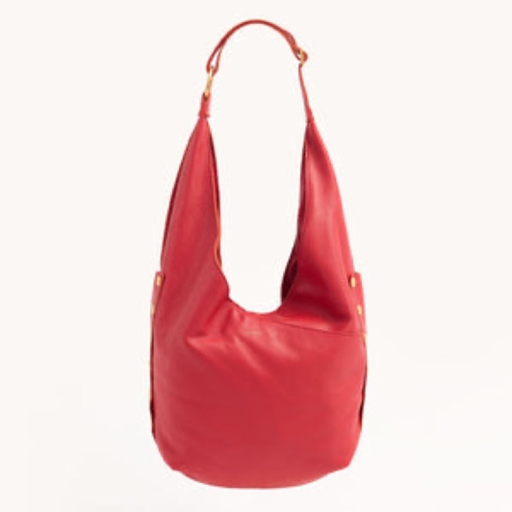 Chic Red Leather Hobo Bag from Hammitt. Hammitt Tom Zip in red